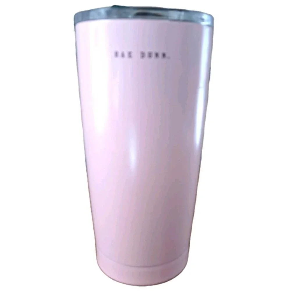 Rae Dunn Pink 17 oz. Stainless 